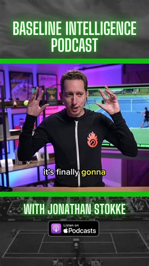 Jonathan Stokke on Instagram: "Baseline Intelligence Podcast Ep: 81 🎤: @essentialtennis #tennis #tennislife #tennislove #tennisplayer #tenniscoaching #tenis #tennispro"