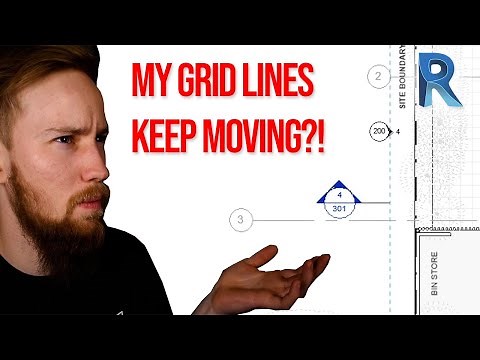 Revit - How to Fix Grid / Level Lines Moving in Different Views