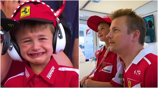 Watch: When Kimi Raikkonen came to the rescue of a young fan at the F1 Spanish GP