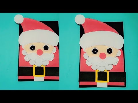 🎄 Easy Santa Claus Christmas Card | DIY Paper Christmas Card | Handmade Card Idea