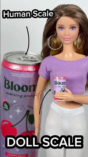 Making Barbie a Mini ENERGY Drink 🩷⚡