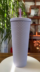 Watch 24oz Matte Purple DIY Straw Water Cup on Amazon Live