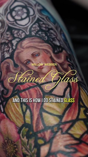 Learn the Art of Stained Glass Tattoos and Book your Unique Piece!