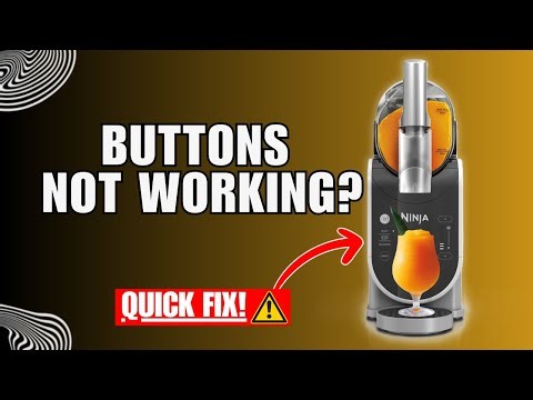 Ninja Slushi Buttons Not Responding? Here’s the Fix
