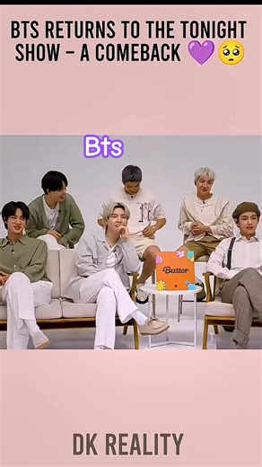 BTS Returns to The Tonight Show A Comeback #shorts​ #shortsfeed​