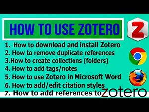 Getting Started with Zotero: A Step-by-Step Beginner's Guide #zotero @learningtech1