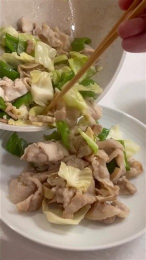 豚肉とピーマンのさっと炒め 돼지고기 피망볶음