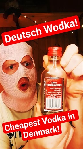 Cheapest Vodka in Denmark! Rachmaninoff and it's German!