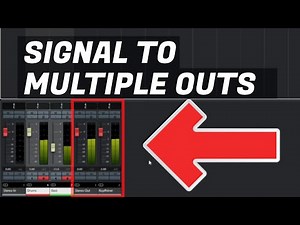 Signal to multiple outs in Cubase.
