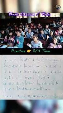 Basic Solfa 👉 3/4 Time