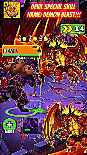 Battle With Devil😳|| In Underworld Castle New Chapter #dynamonsworld #ytshorts