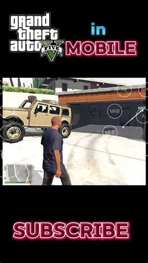 HOW TO PLAY GTA 5 in mobile #shorts #gta5