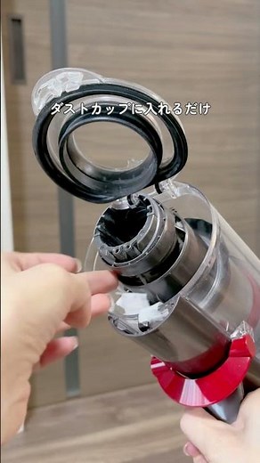 【神ワザ！髪の毛絡まない】#掃除 #ライフハック #簡単掃除 #ダイソン #掃除機