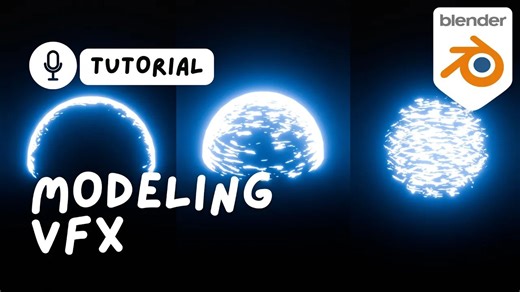 iBlender插件 如何在 Blender 中建模制作风格化视觉特效 Blender教程