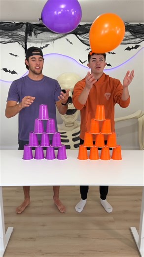 170K views · 901 reactions | Pyramid Cup Stack Challenge with a Twist! | The Smily Fam | Facebook