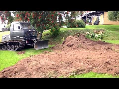 Homemade tracked vehicle