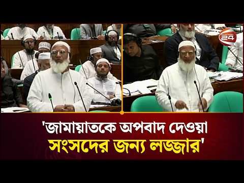 সংসদকে সাক্ষী রেখে বলছি, আমাদের কেউ কখনও সংবিধান ছুঁড়ে ফেলার কথা বলেনি: জামায়াত আমির | Channel 24