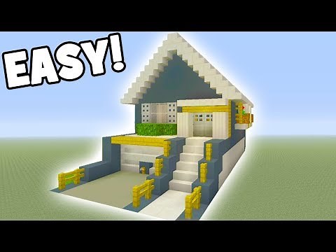 Minecraft Tutorial: How To Make A Easy Suburban House #14 (Suburban House Tutorial)