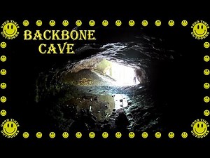 Exploring the Cave at Backbone State Park in Dundee, Iowa