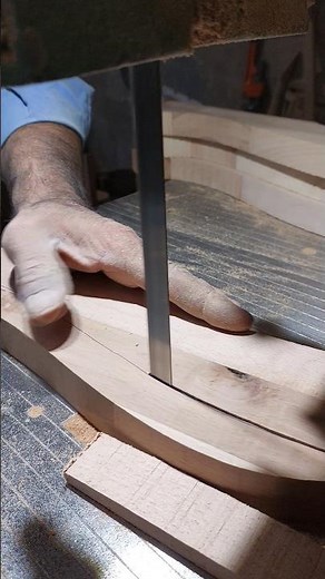 Perfect Curve Cutting for Chair Making — Satisfying Woodwork!