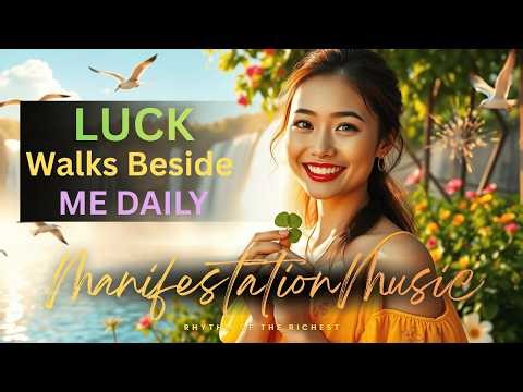 Luck Walks Beside Me Daily Affirmations Anthem | Manifestation and Abundance Music
