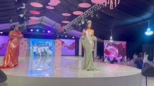 Final walk… Oriana Ribeiro, Miss Teen 2023, and Miss Teen second runner up at Miss Teen International made her final walk tonight at the Miss Teen pageant, underway in Lüderitz. Video: Pricilla Mukokobi | New Era Newspaper