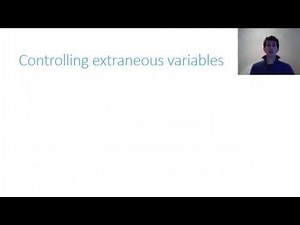 Research methods controlling variables