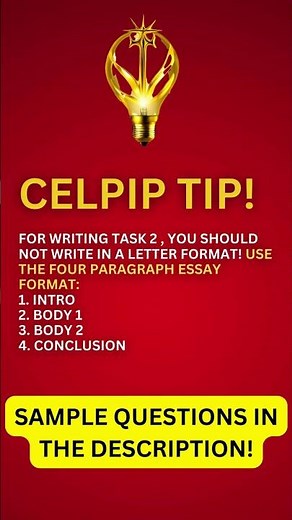CELPIP WRITING TASK 1 AND 2 QUESTIONS:
