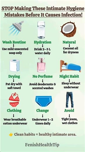 STOP Making These Intimate Hygiene Mistakes Before It Causes Infection!#IntimateHygiene#PersonalCare