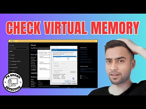 How to Check Virtual Memory in Windows 10