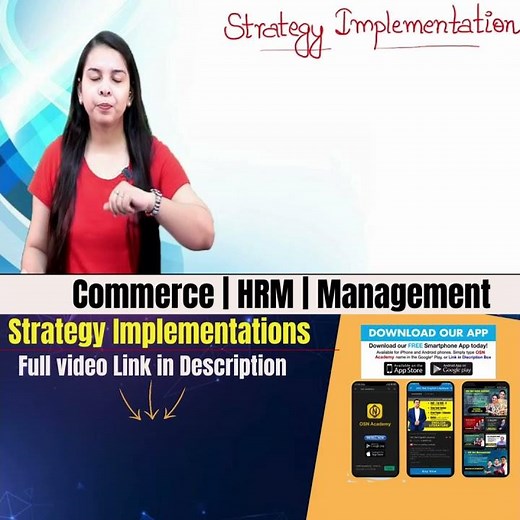 Strategy Implementation Process | UGC/NTA-NET/JRF | #ugcnetcommercepaper2 #ugcnetexam