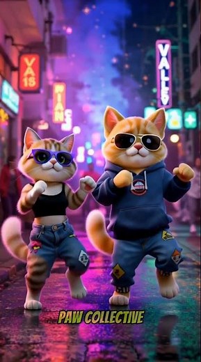 You Won’t Believe How This Cat and Dog Dance Together 😍🎶Coolest Cat & Dog Dance Duo Streets! 😎🐱🐶