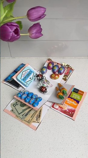 Mom makes Easter explosion box! 🐣 #easter #craft