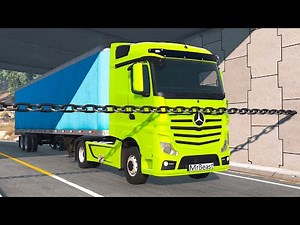 Cars vs Chain ▶️ BeamNG Drive