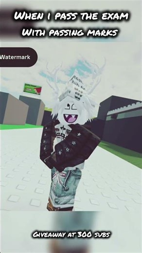when I pass exam with passing marks #roblox #robloxedit #fypシ