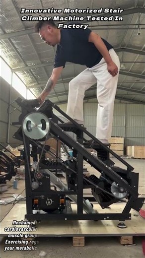 Innovative Motorized Stair Climber Machine Tested In Factory