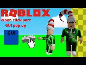 How to make GUI Pop up when click on brick - Roblox Studio