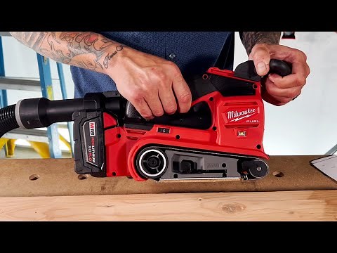 [NEW] Unboxing and Demo of the Milwaukee 2832-20 M18 FUEL 3" x 18" Cordless Belt Sander