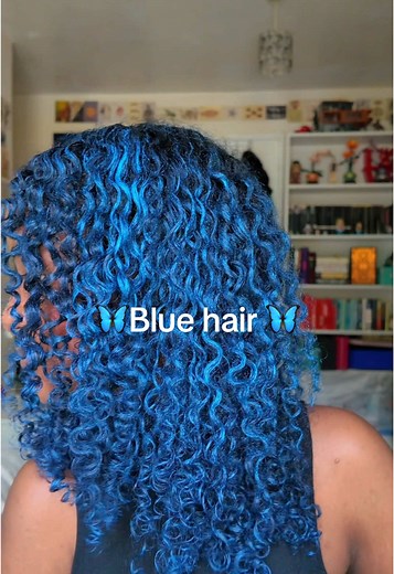 Temporary Blue Hair Dye: Fearless Hair Transformation