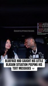 Blueface blasian GF saw his text message #blueface #viral #fyp #irl #ddg #kaicenat