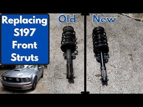 How to replace front struts on a Ford Mustang (2005-2014) S197