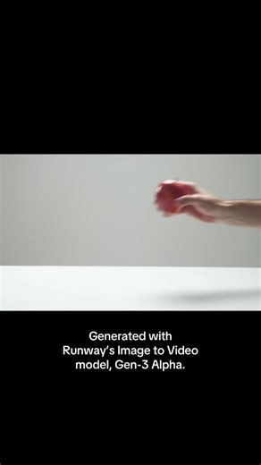 This video was generated with our Image to Video model, Gen-3 Alpha. Prompt: An apple covered in worms starts to grow and rotate. Try Gen-3 Alpha now at runwayml.com