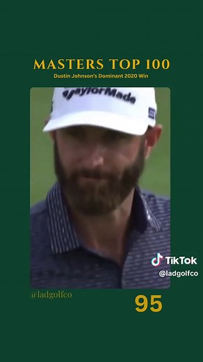 Dustin Johnson's Legendary 2020 Masters Victory