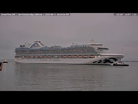 Ruby Princess at San Francisco 8-11-25