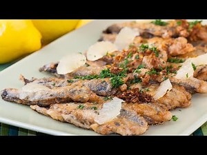 How to Make Marinated Fried Sardines - How to Fillet Sardines Easily