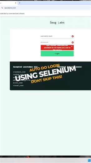Selenium Java Login Automation 🚀 Simple Beginner Tutorial