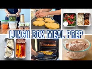 VEGAN BENTO BOX LUNCH IDEAS | How to Meal Prep Healthy Packed Lunches