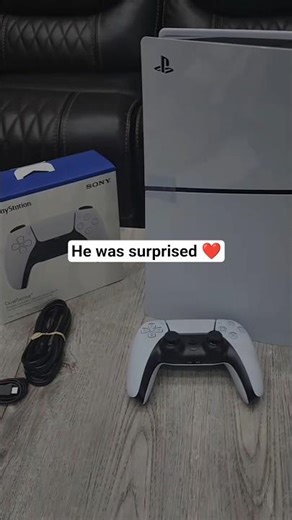 Surprising Him With a PS5 🎮 | PS5 Surprise Reaction #shorts #ytshorts