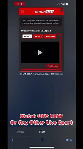 How To Watch UFC FREE Or Any Other Live Sport
