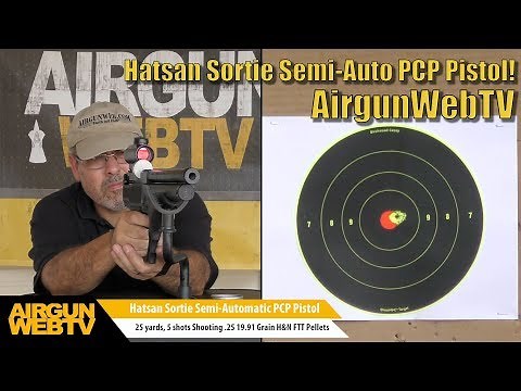 Hatsan Sortie .25 Semi-Auto PCP Pistol, Great Hunting PCP Pistol! - Product Spotlight by AirgunWebTV